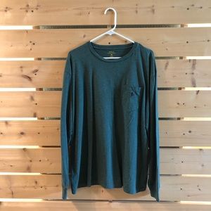 Polo Ralph Lauren Heathered Green Long Sleeve Top